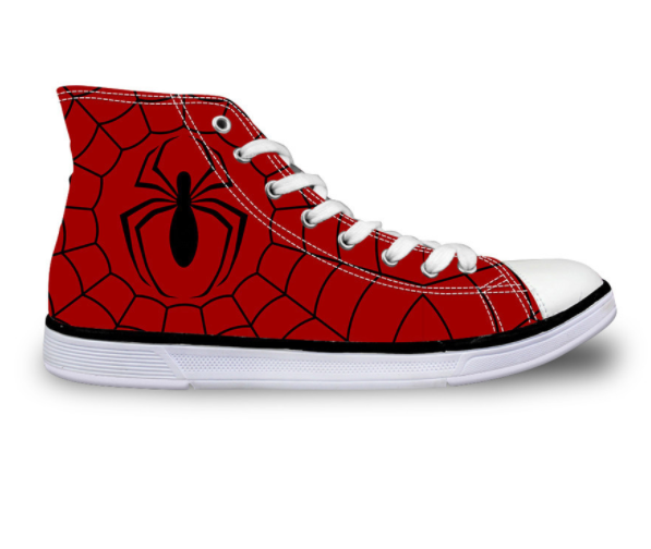 spiderman canvas shoes