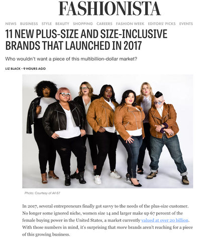 Fashionista Article on All 67 Plus Size Leather Jackets