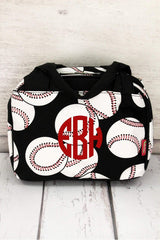 NGIL Baseball Insulated Bowler Style Lunch Bag 