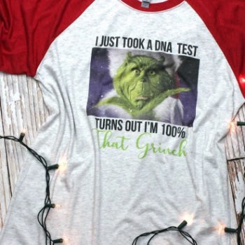 100% That Grinch wholesale Christmas shirt