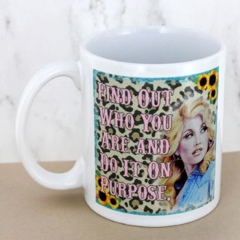 Dolly Parton coffee mug