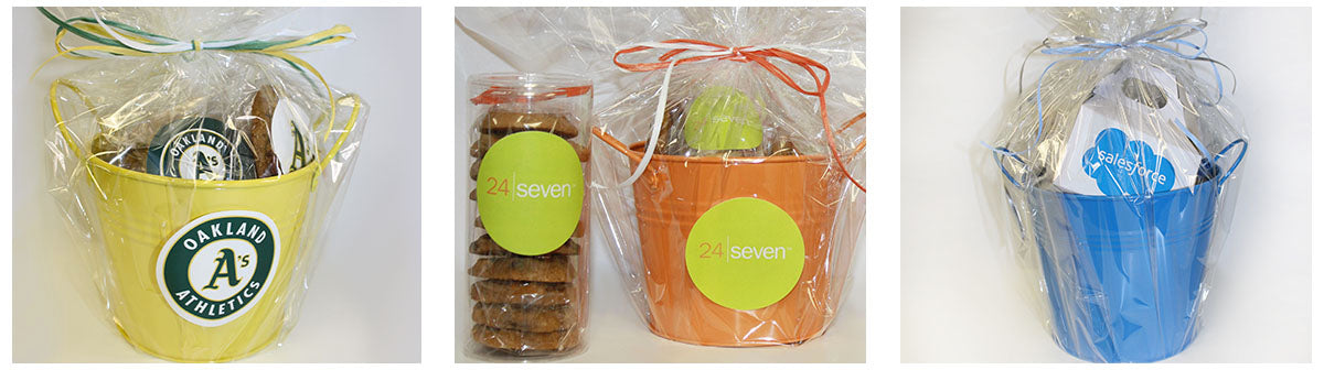 Branded Cookie Gift Baskets for Corporate Gifts and Events