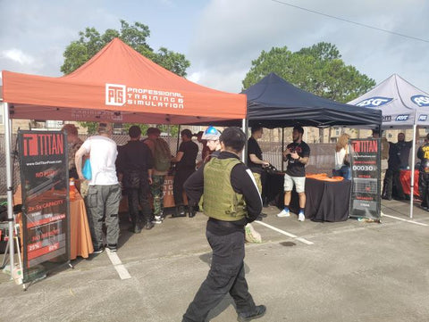 Titan booth at Airsoft Palooza 2019