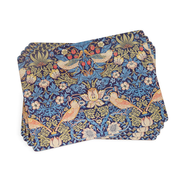 Blue Strawberry Thief Pimpernel Placemats