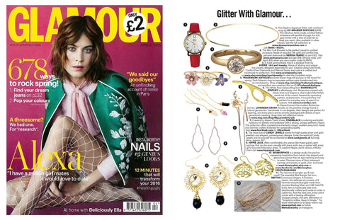 Glamour UK April 2016- Lavender Crush Jewelry