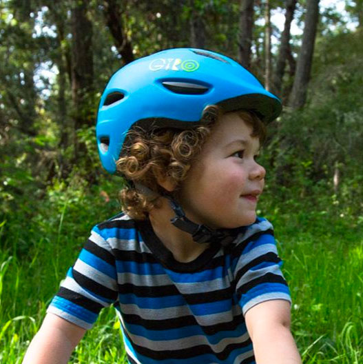 giro blue helmet