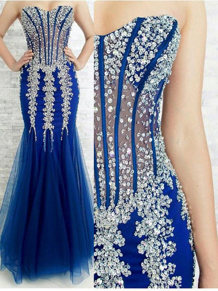 royal blue special occasion dresses