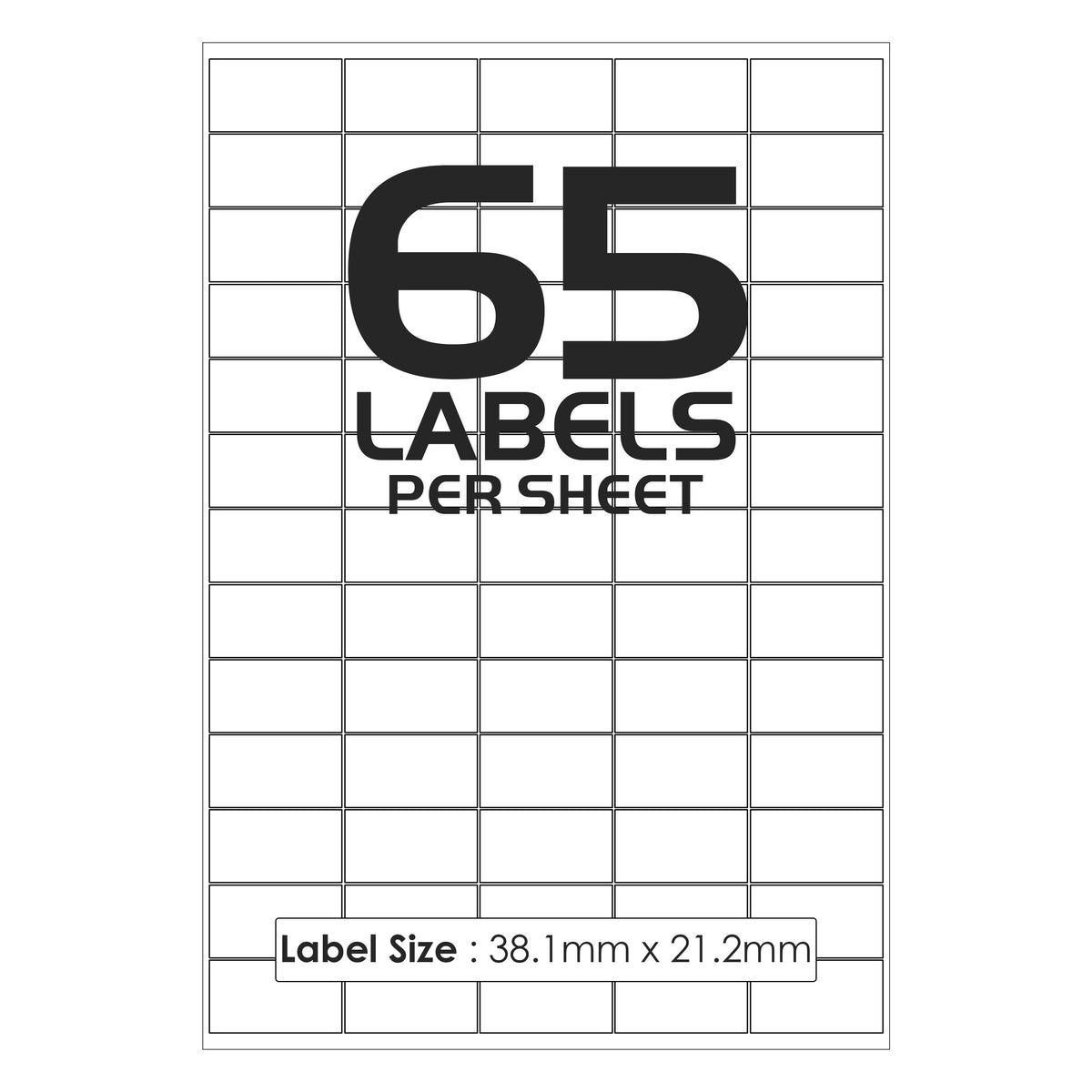 Download Free Word & PDF Label Printing Templates for Product LP22 Throughout Word Label Template 16 Per Sheet A4