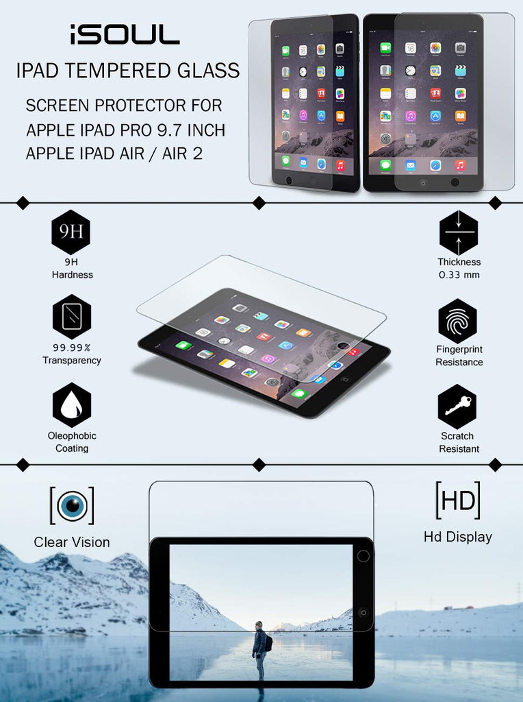 Screen Protector for Apple iPad Air B07HC7RH99 ISTGSPAR2P