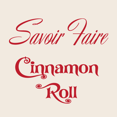 Image of Cinnamon Roll and Savoir Faire fonts