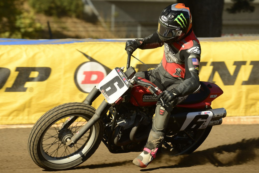 Flat Track Racer Brad Baker wins Santa Rosa Mile