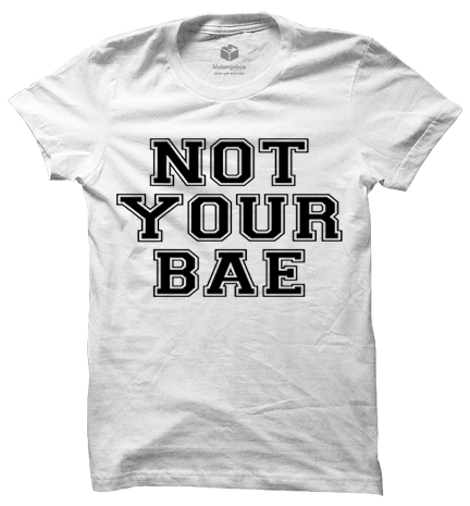 Not Your Bae Melangebox Graphic T-Shirt
