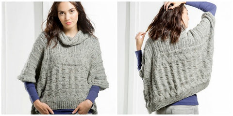 Glacer Bay Poncho free knitting patterns