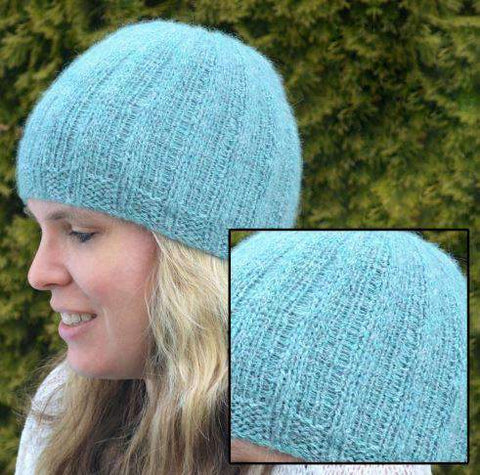 Pocket Slouch free hat knitting pattern