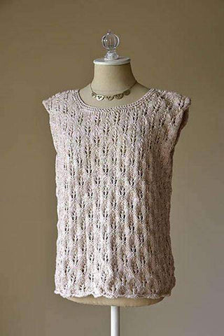 Sand Dollar Tank free knitting pattern