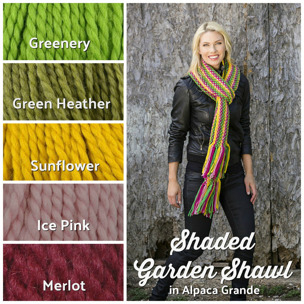 free knit scarf pattern bright yarn colors