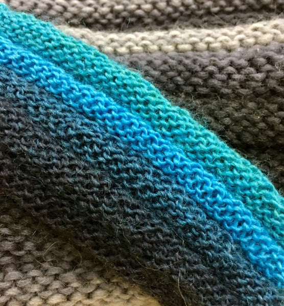 Welted knitting stitch