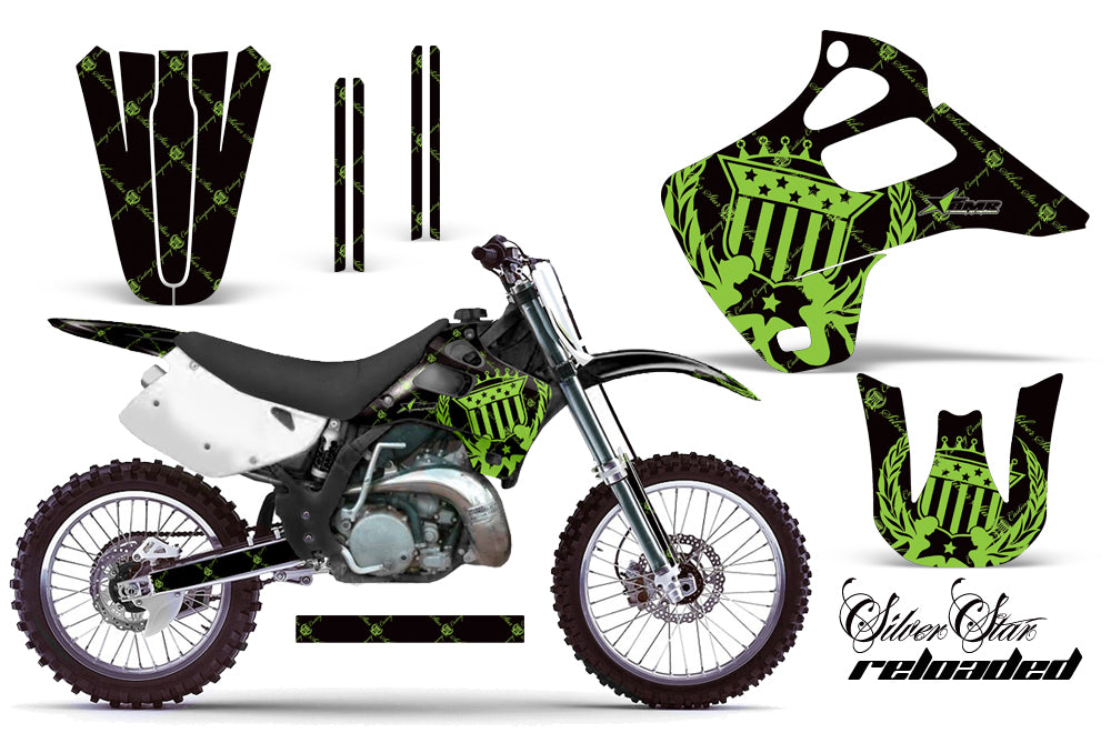 Dirt Bike Graphics Kit Decal For Kawasaki KX125 KX250 – All Terrain Depot