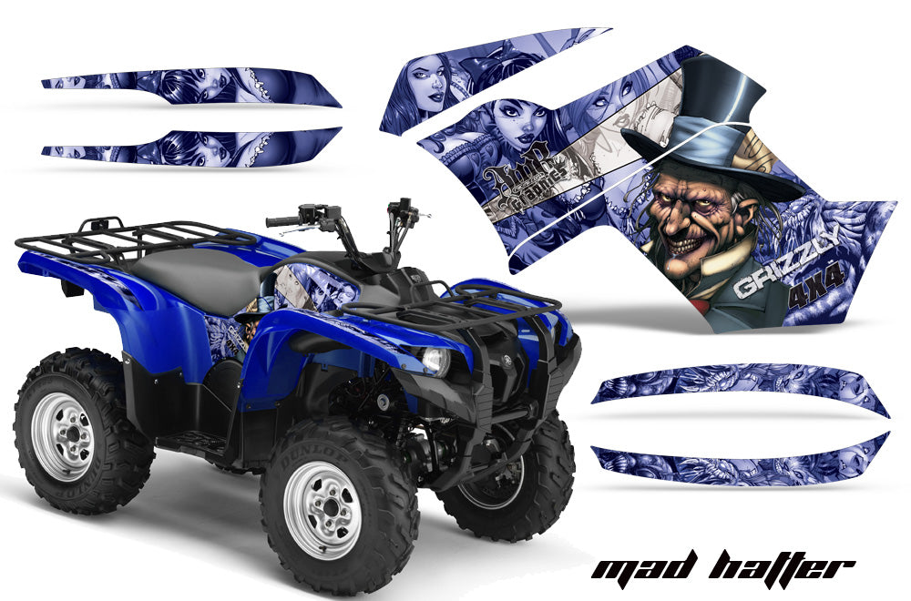 ATV Graphics Kit Decal Wrap For Yamaha Grizzly 550 700 – All Depot