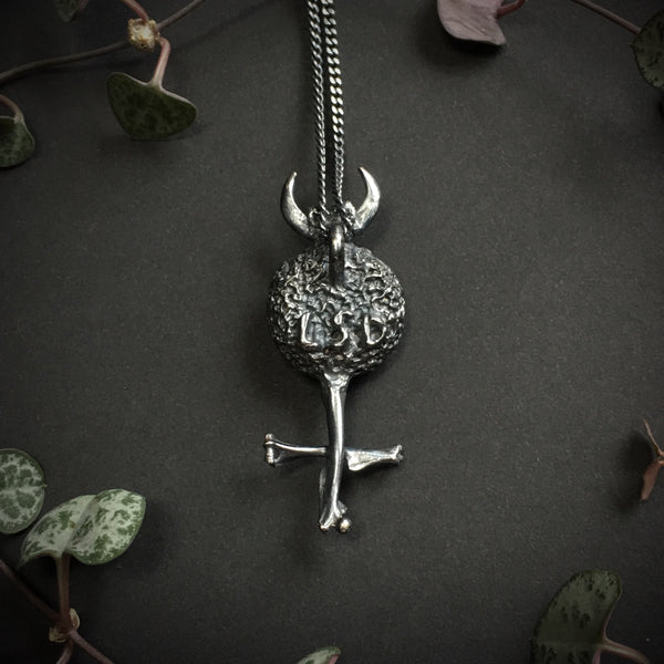 Alchemist : Mercury Pendant - OOAK Lodolite