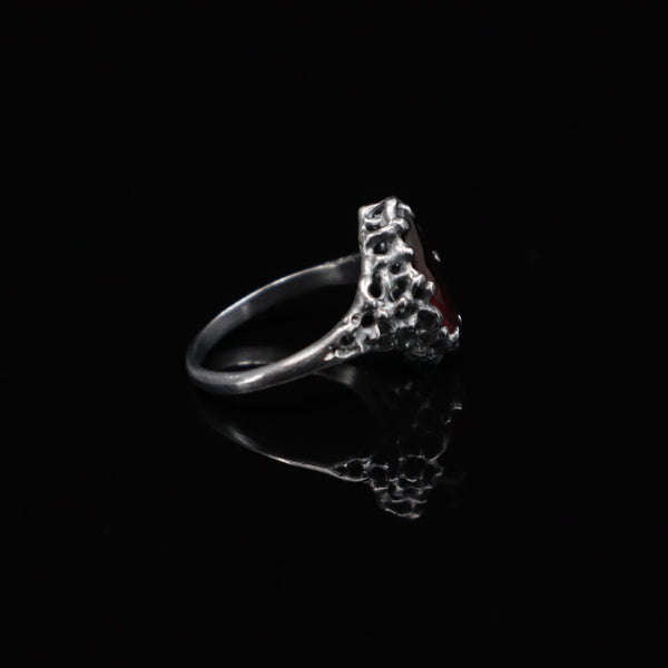 Aphrodite Ring - Garnet - Size 9.5 - Ready to Ship