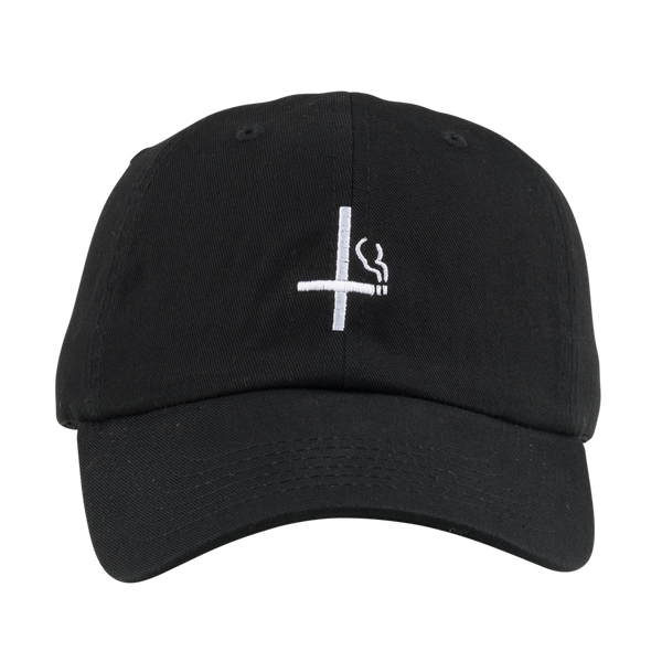 Black Metal Lung Hat Black