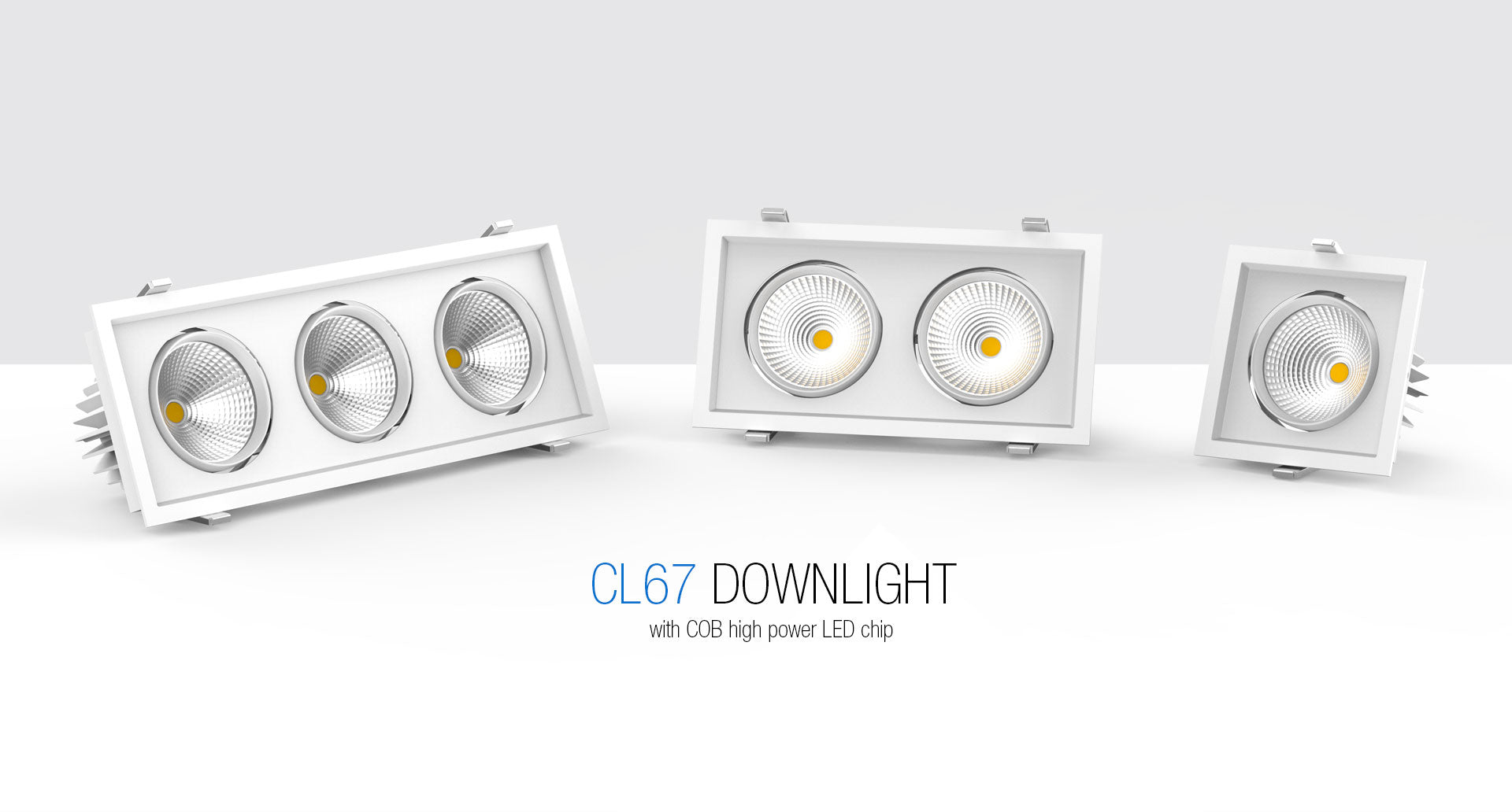 โคมไฟ LED Downlight รุ่น CL67 แบรนด์ BOX BRIGHT มีให้เลือกใช้งาน 3 ขนาด