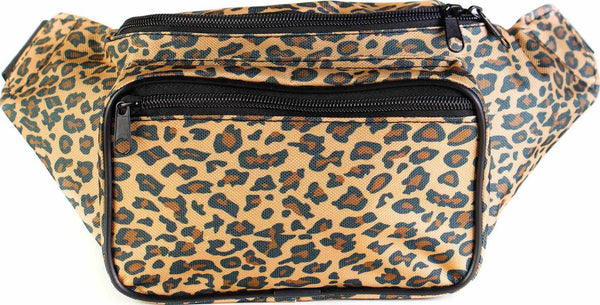 animal print fanny pack