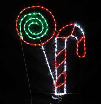 Candy Cane Light Displays