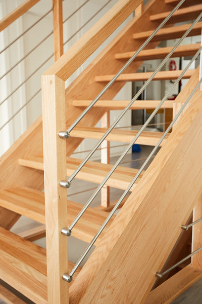 Modern stair railing example 