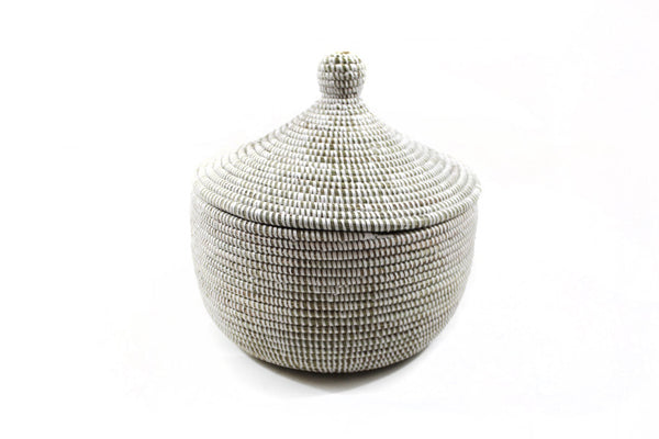 White Senegal Basket
