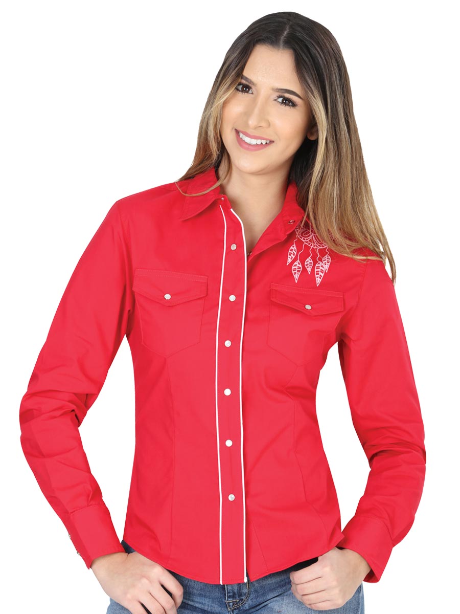 Long Sleeve with Printed Design - Western Shirt – Don