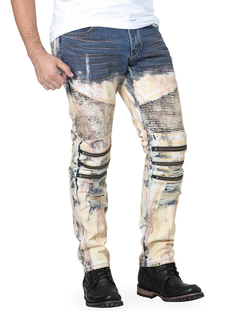 Ripped and Faded Casual - Denim Jeans – Max