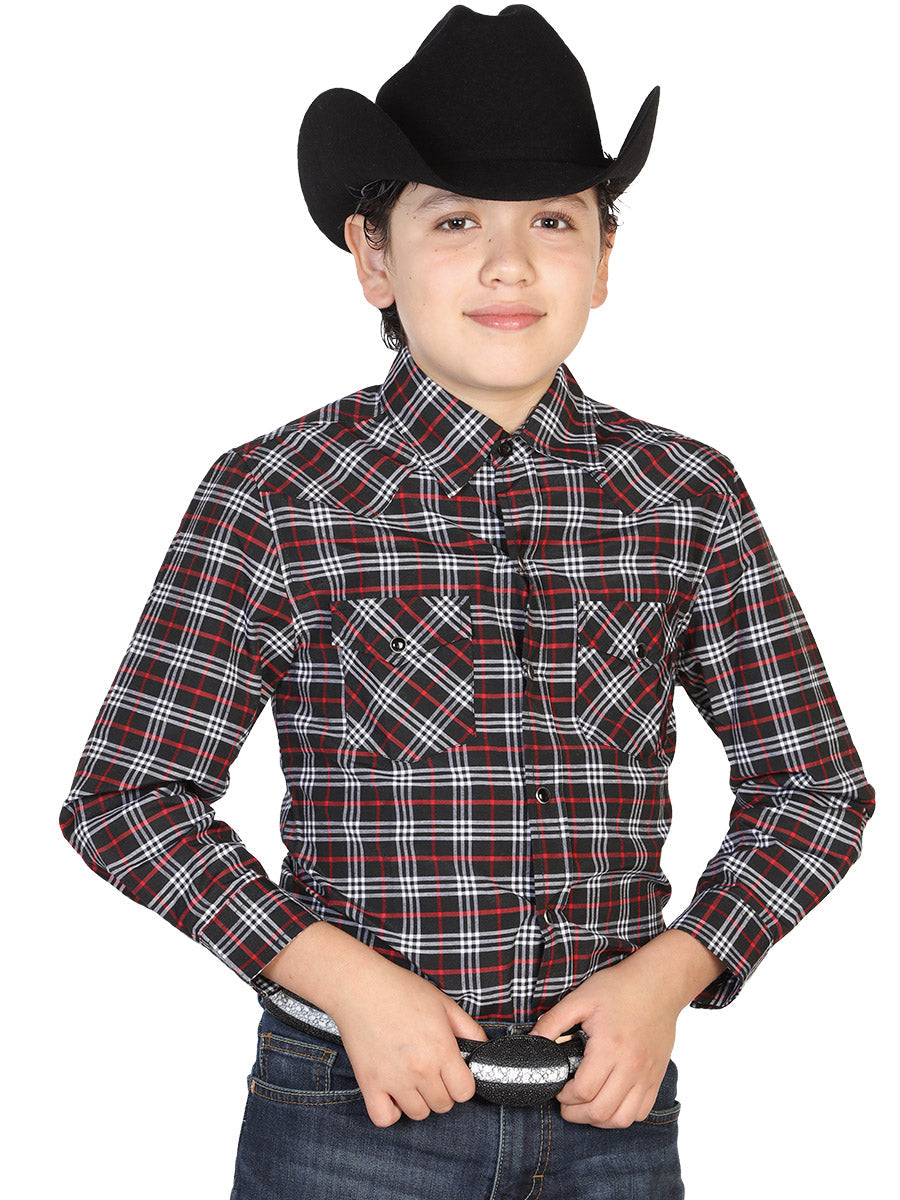 Familiar Ostentoso Polinizador Camisa Vaquera Manga Larga de Bolsillos Estampada Cuadros - Western Shirt –  Don Max