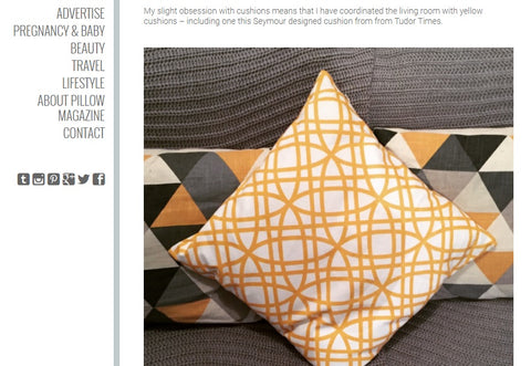 Seymour Cushion in Pillow Magazine