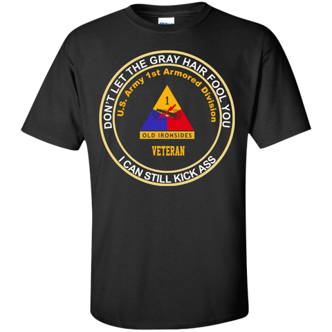 1st Armored Division Veteran - Gray Hair
