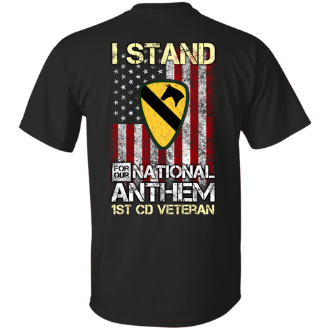 1st Cavalry Division - I stand for our national anthem