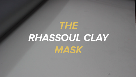 rhassoul clay mask moroccan natural tutorial video