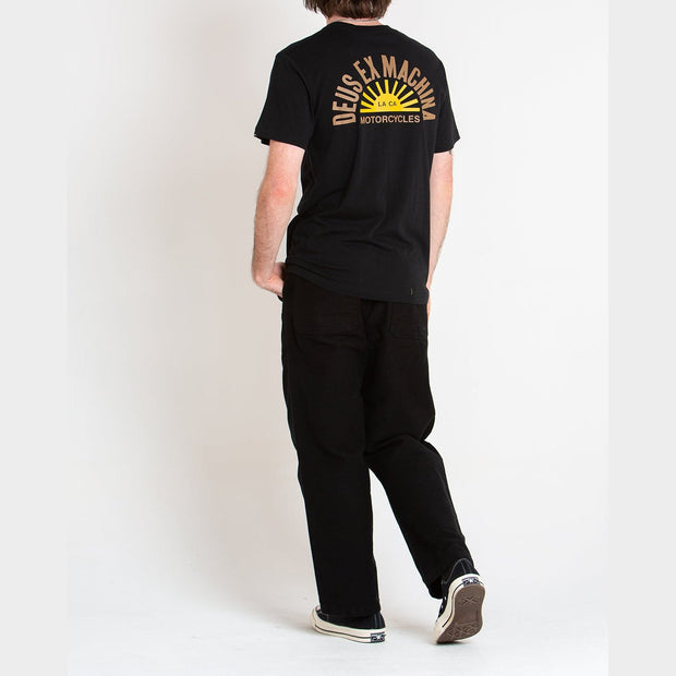 Sunflare Tee - Mens Short Sleeve T-Shirt - Black - firstmasonicdistrict