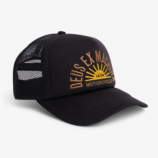 Sunflare Trucker - Mens Hat - One Size - Black - firstmasonicdistrict
