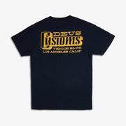 Stripes Tee - Mens Short Sleeve T-Shirt - Navy - firstmasonicdistrict