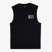 Rosso Muscle - Mens Vest Top - Black - firstmasonicdistrict