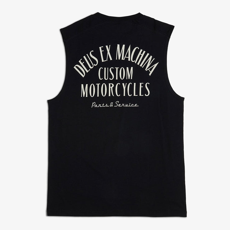 Rosso Muscle - Mens Vest Top - Black - firstmasonicdistrict