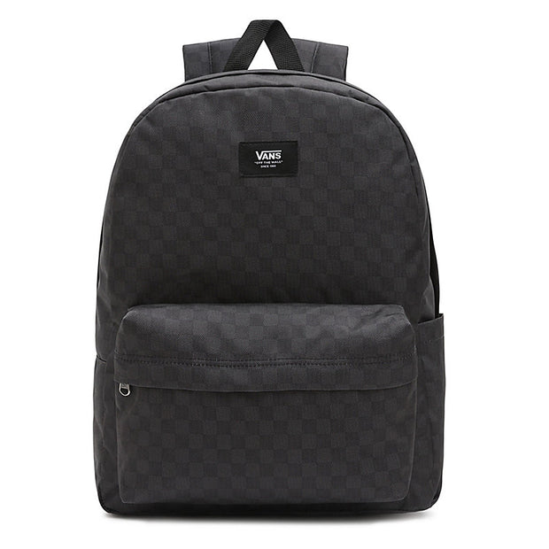 Old Skool Check Backpack - One Size - Black/Charcoal - firstmasonicdistrict