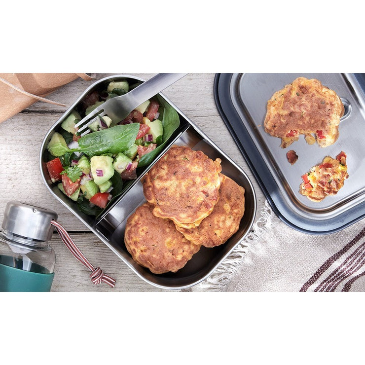 Stainless Steel Lunch Box - Large (1L (34 fl oz) - Orange - firstmasonicdistrict