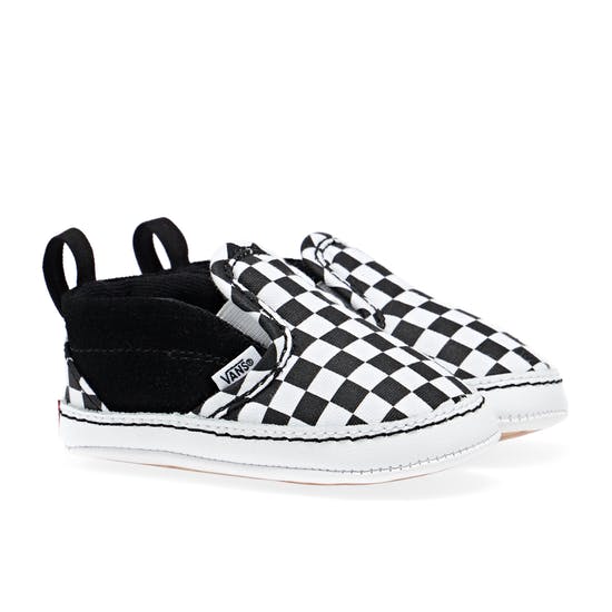 Infant Slip-On V Crib Shoes / Checkerboard - firstmasonicdistrict