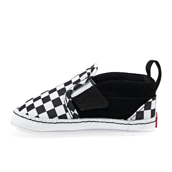Infant Slip-On V Crib Shoes / Checkerboard - firstmasonicdistrict