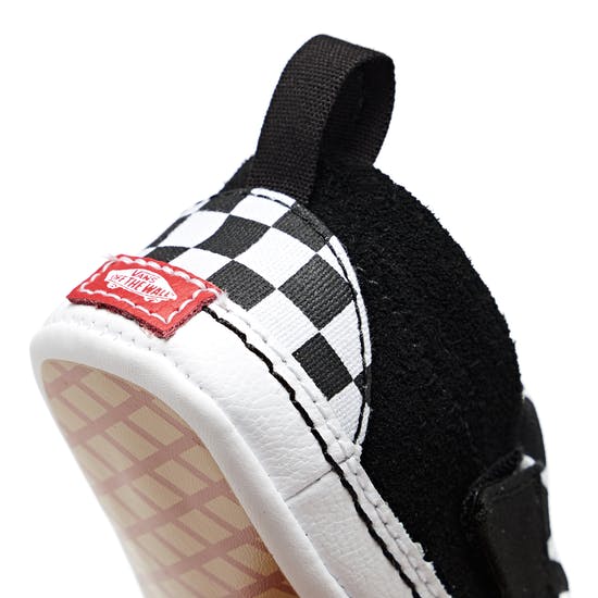 Infant Slip-On V Crib Shoes / Checkerboard - firstmasonicdistrict