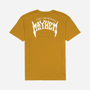 Mayhem Designs Tee - Mens Short Sleeve Tee - Old Gold - firstmasonicdistrict