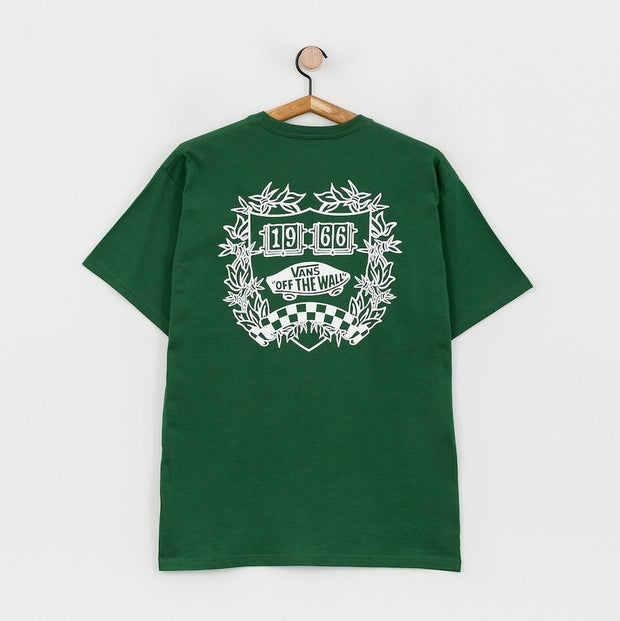 Academy Crest SS T-Shirt - Mens Short Sleeve Tee - Eden Green - firstmasonicdistrict